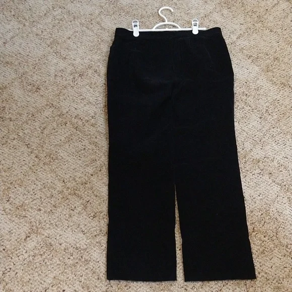 Size 8P Northern Reflections essential slim black corduroy pants - Picture 8 of 15